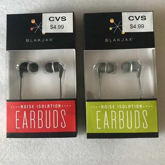 Blakjax Noise Isolation Earbuds Bundle of 2 - Picture 2 of 11